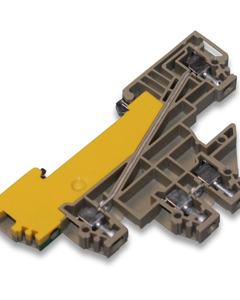 Terminal 2-pin + PE DILS 2.5 PE/L/L BG